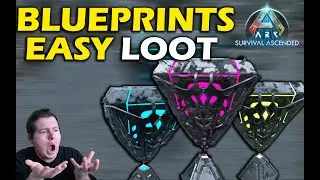 LOST COLONY: BLUEPRINTS BPS Made EASY In This Cave Location (How Not To Be A Noob) Ark Ascended