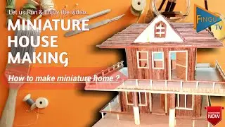 Miniature Home making video | European wooden home | Cardboard House | Toy home