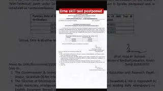 Dme Non Technical Skill Test Postponed 😯 #dme #dmeskilltest #shorts #shortsfeed #feedshorts