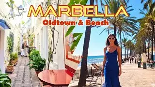 Marbella 🇪🇸 Oldtown & Beach Promenade | Sunny 4K Walking Tour 2026  | Malaga
