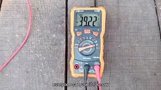 Earth Battery 39V: Voltage from Corrugated iron Roof and Ground | Earth Battery High Voltage