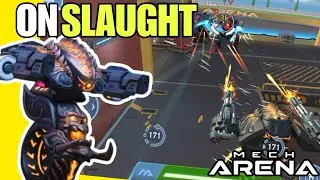 Crazy Onslaught Mode! 💥 Mech Arena Mode Gameplay | Max Damage Build
