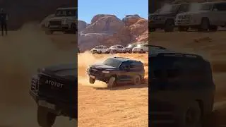 My Toyota Land Cruiser LC300 ZX 2024 adventure offloading in dubai desert. Upcoming car in 2025.