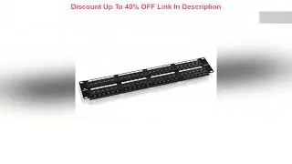 ✴ Cable Matters UL Listed Rackmount or Wall Mount 48 Port Network Patch Panel (Cat6 Patch Panel / R