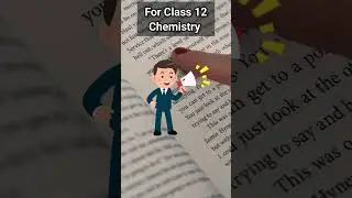 how to study chemistry class 12 | important chapters for class 12 chemistry #shorts #short