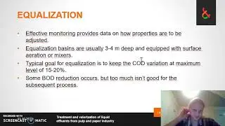 Equalization of wastewater in the pulp and paper industry