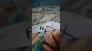 this is my FedEx flight 80 paper airplane