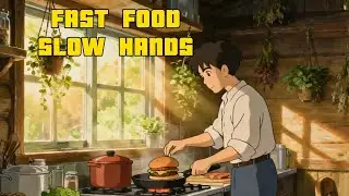 This Is Not Fast Food &mdash; A Slow Burger Ritual #asmr #ghibli 