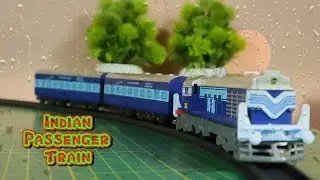 Unboxing Toy Train: Battery-operated train for playing, high-speed Indian passenger train #train