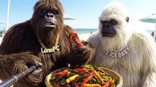 Bigfoot & Yeti Eat the World's Hottest Peppers 🌶️ | Spicy Challenge Gone Wrong!