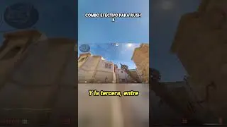 Combo efectivo para rush B  #cs2smokes #mirage #cs2