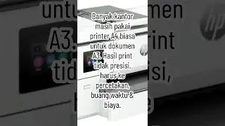 Printer di Kantor kok lambat Cetak A3? #hp9720 #hp9730