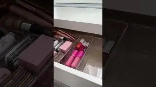 organise my makeup vanity with me