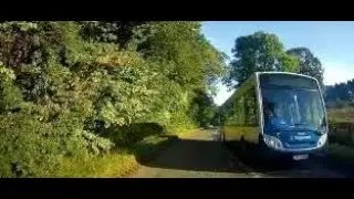 Autumn Road Trip Drive With Music To Visit Guildtown Perthshire Scotland