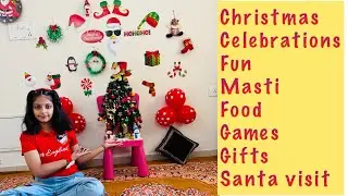 Christmas celebration 2025 | fun food games gifts santa surprise #aayushichoudhary #merrychristmas