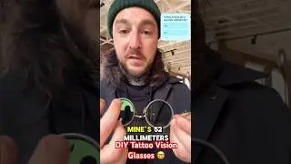 DIY Tattoo Vision Polarizer Cpl Lense Glasses 👓 For Cheap! #diytattoo #diyphotoshoot #tattootips