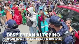 Comienza el Carnaval en Bolivia: Despiertan al pepino paceño - REPORTAJE