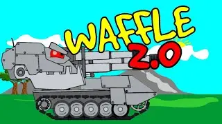 Cara Menggambar Tank Kartun Waffle 2.0, How to draw Waffle tank 2.0 - Cartoons About Tanks #shorts
