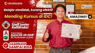 Kursus AutoCAD 2D + RAB (Rencana Anggaran Biaya) dari Nol SAMPAI BISA!!