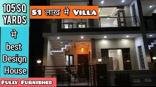 Fully furnished 105 gaj,Independent House | Best interior design and wooden work.