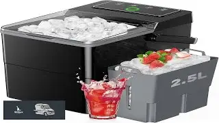 Countertop Ice Maker Compact Ice Maker with Larger 2.5L Expanding Ice Basket
