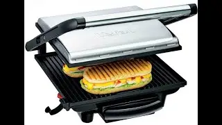 Мини обзор на гриль-барбекю электрический Tefal Panini Grill GC241D38.