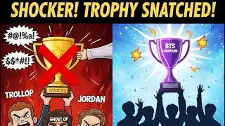 Bad Words, Big Drama 😡🔥 Trollop Angry | BTS Trophy Celebration 💥