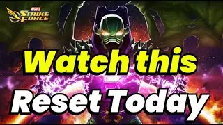 WATCH THIS BEFORE RESET! Level 110 TODAY! Quasar Trials & Danger Room RETURN! MARVEL Strike Force