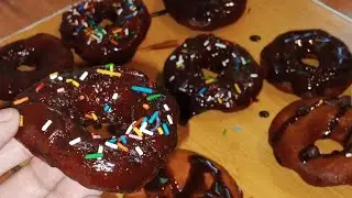 Mini bite-size donuts 🍩🤤 #easyrecipe #viral #fyp #food #viralvideo #quickrecipe #pakistan #recipe 