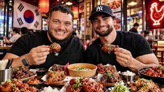 KOREAN FRIED CHICKEN Taste Test with @AbuGoku9999 in Berlin 😋🍗 | Arda Saatci
