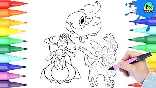 Coloring Pokemon Pages I Fun Coloring Videos for Kids
