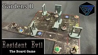 Resident Evil The Board Game - Solo Campaign - Gardens B