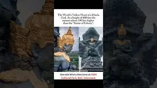 When Faith Touches the Sky &ndash; The Giant Garuda Vishnu Statue of Bali🌺#vishnu #bali #shorts #indonesia