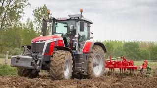 We testten de nieuwe Massey Ferguson 8S.245 Dyna E-Power | Hectares | Steeno