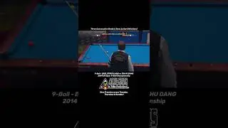 Earl Strickland Fedex's a package to Jin Hu Dang at the 2014 US Open