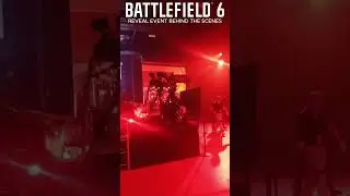 Battlefield Reveal Event Behind the Scenes! #shorts #battlefield #battlefield6 #bf6 #gaming #clips