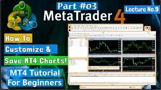 Lec.9 How to Customize & Save MT4 Charts | Professional  MT4 Chart Setup Like a Pro
