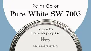 Pure White SW 7005  White Paint  Coordinating Colors, Trim, Colors That Go With & Undertones