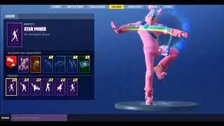 STAR POWER Dance Emote  with 42 Skins Fortnite
