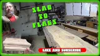 Turning a Slab into Wooden Flags Part One