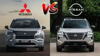 2025 Nissan Rogue vs 2025 Mitsubishi Outlander | Compact SUV Family Face-Off