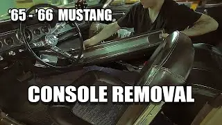 Демонтаж центральной консоли на Mustang 1965-1966 годов выпуска (пошаговая инструкция)