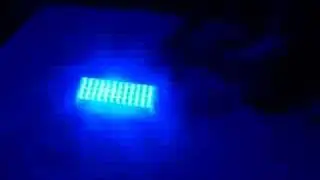 2*48 LED Flashing Lights blue and white