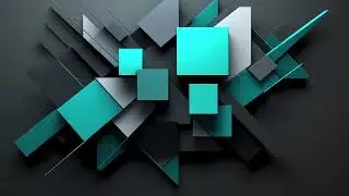 4K Digital Odyssey: From 2D to 3D Abstract Geometry | Midjourney V6 Style Evolution (No Music)