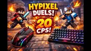 🔴HYPIXEL DUELS (20Cps) butterfly clicking with HANDCAM🔴