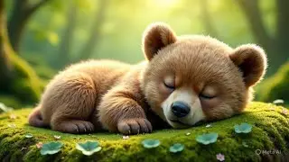 🐻 Bear Cub Lullaby | Gentle Snore Nursery Rhyme for Baby Sleep