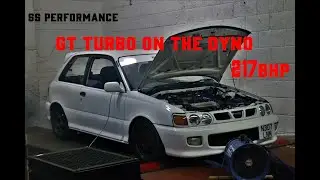 Toyota Starlet Gt Turbo making 217 BHP on our dyno!