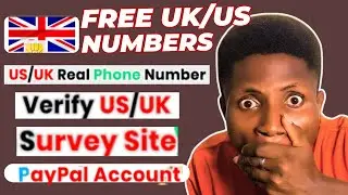 How to Get Free UK/US Number for Surveys, WhatsApp, TikTok Verification | Virtual Foreign E-Sim