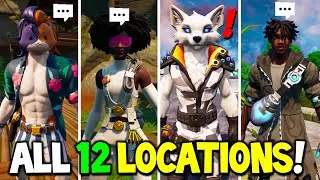 Fortnite ALL 16 Boss NPC's Locations in Fortnite Chapter 4 Season 3!