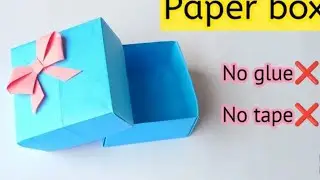 Diy paper box | How to make paper box | #paperboxes #giftbox #youtube
